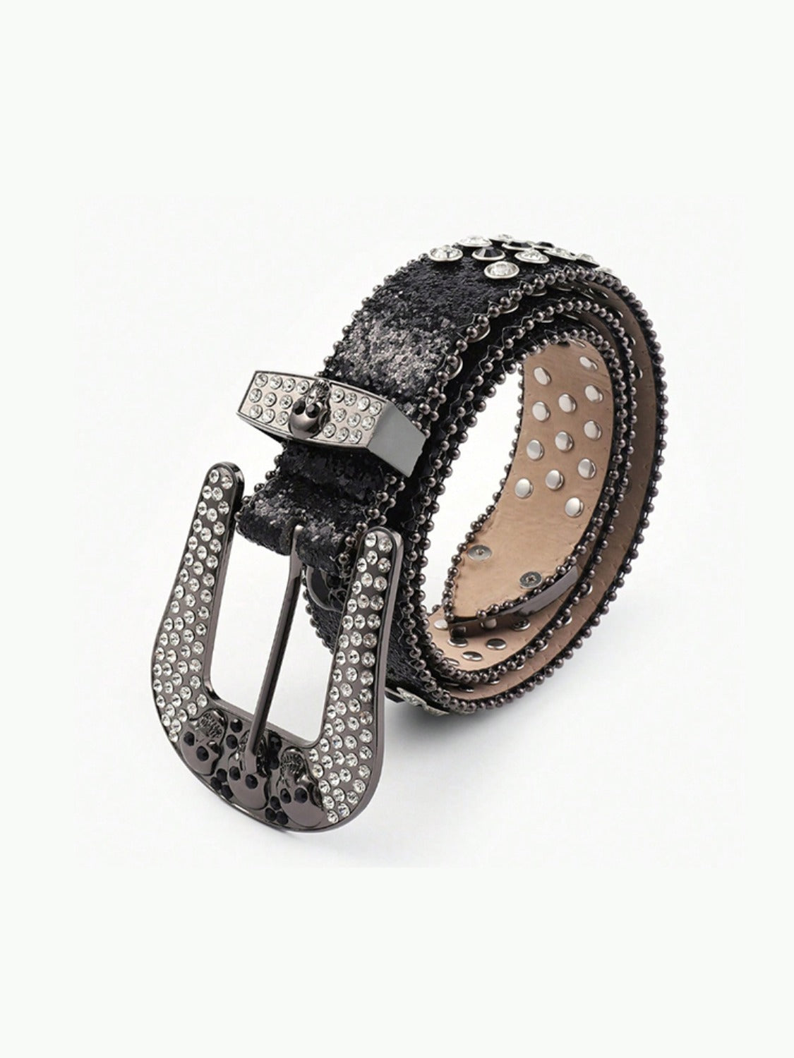 PU Leather Skull Belt – Edgy and Stylish Accessory