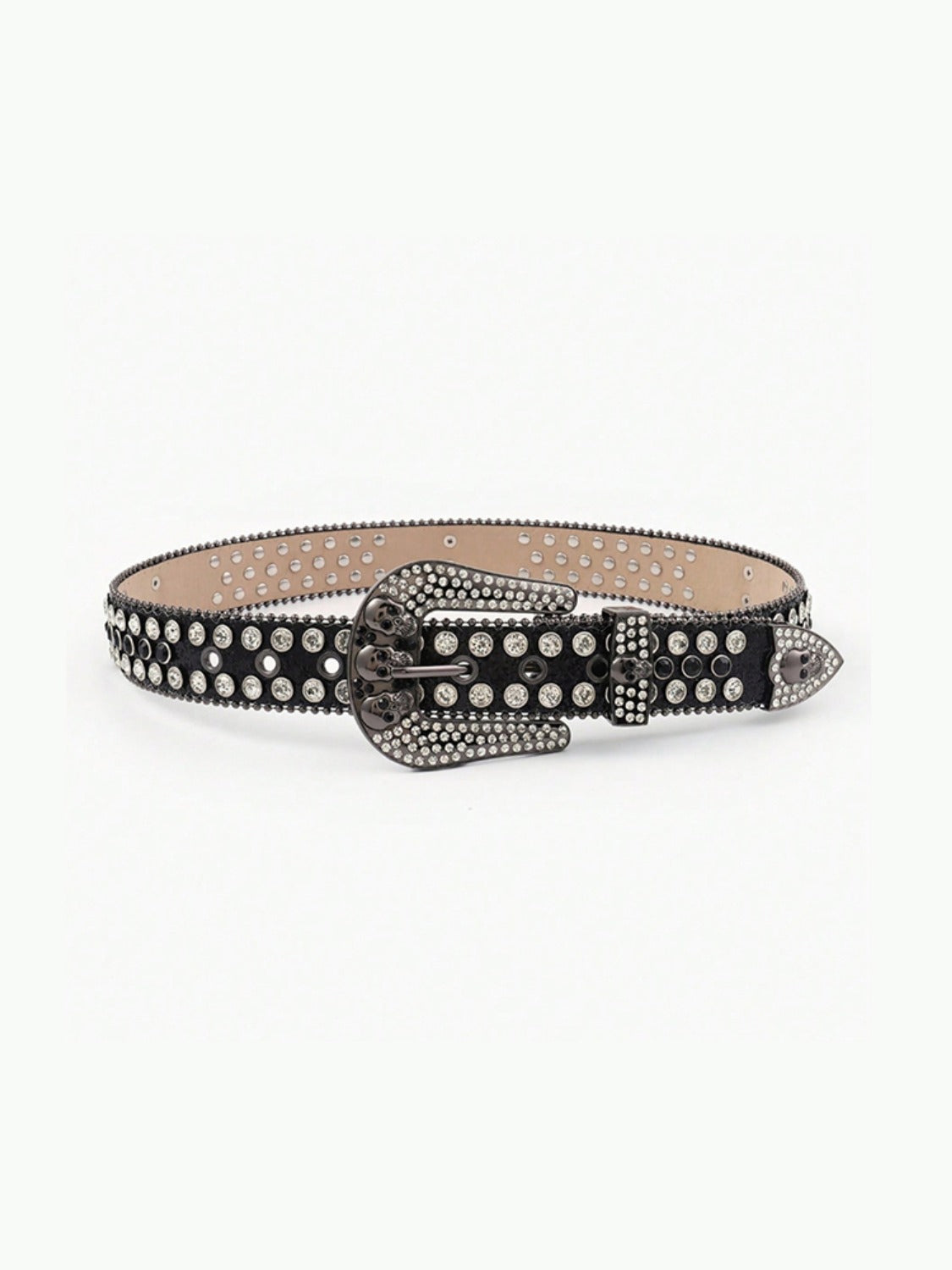 PU Leather Skull Belt – Edgy and Stylish Accessory