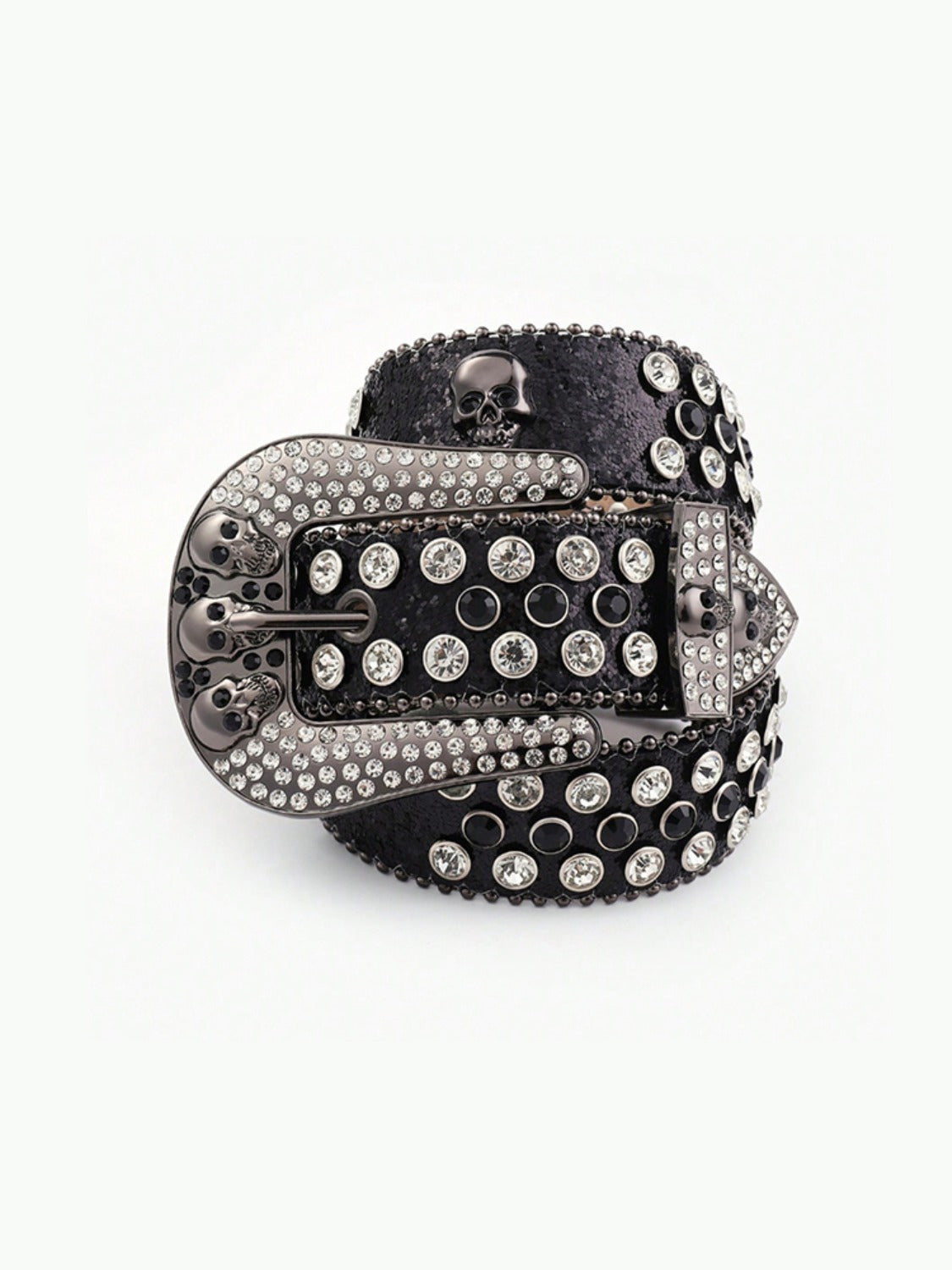 PU Leather Skull Belt – Edgy and Stylish Accessory