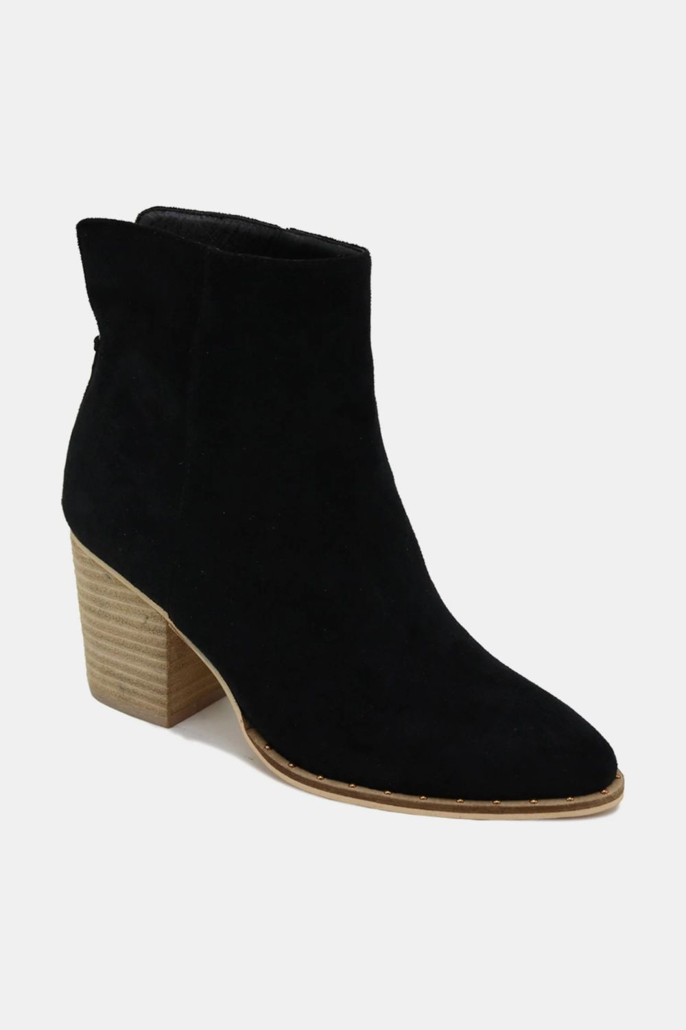 Beast Fashion Suede Point Toe Ankle Booties – Chic and Timeless Elegance