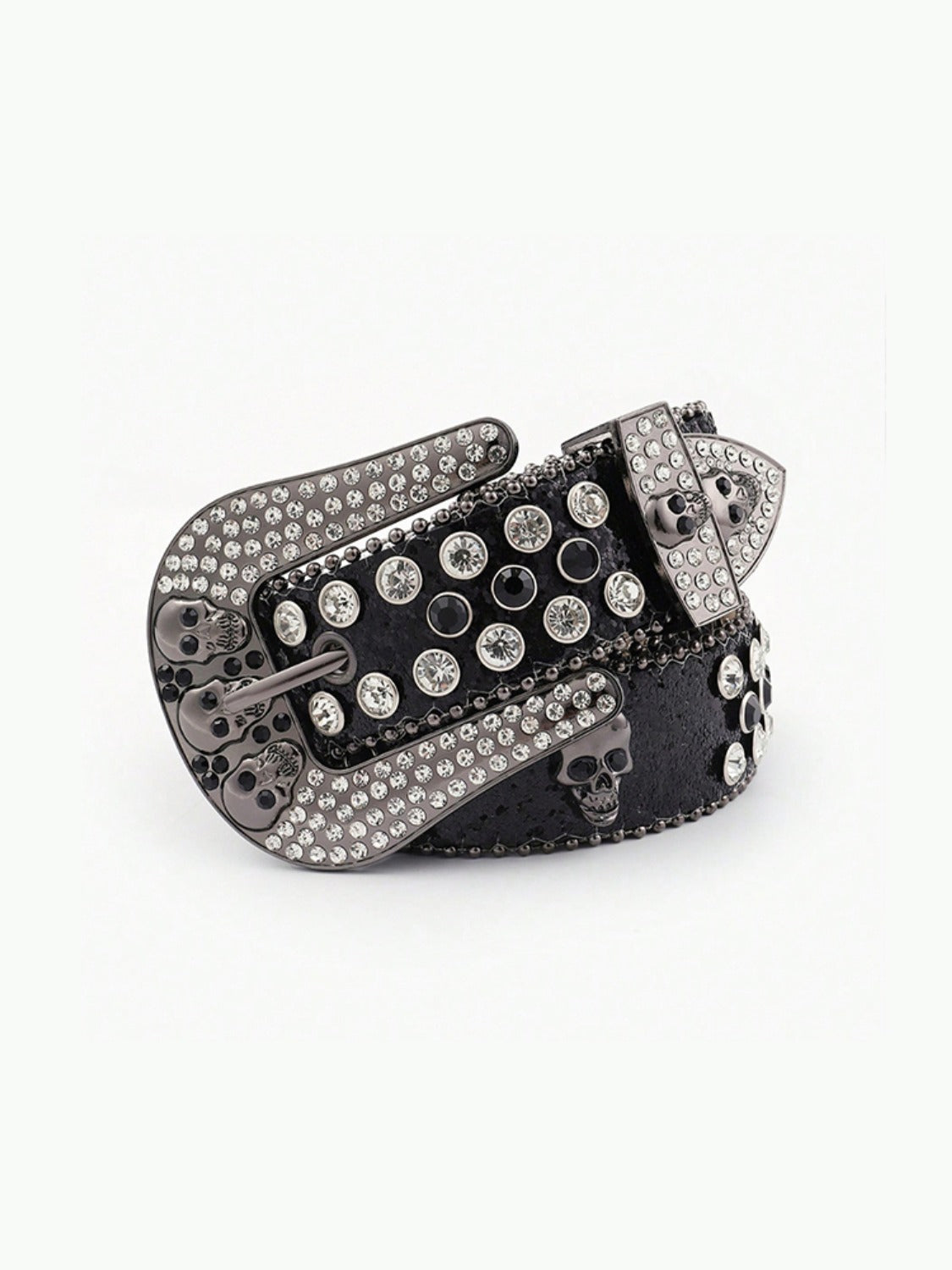 PU Leather Skull Belt – Edgy and Stylish Accessory