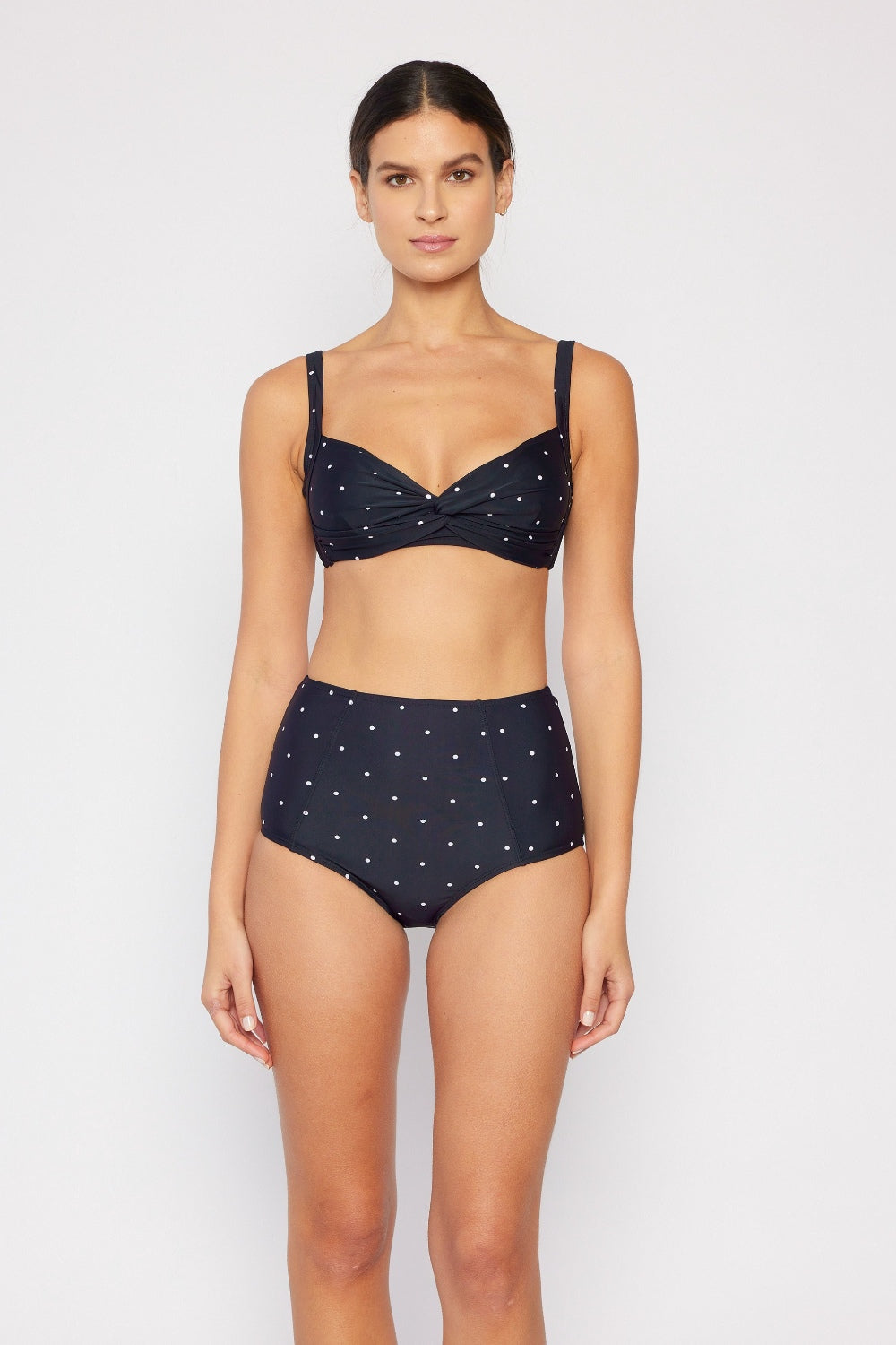 Marina West Swim Take A Dip Twisted High-Rise Bikini Set - Stylish & Comfortable Two-Piece Swimwear